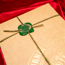 Load image into Gallery viewer, The Old Bookstore mystery book box - Icelandic Viking Saga.